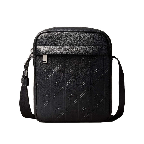 Calvin Klein Τσαντάκι ώμου Embossed Emblem Logo Reporter Bag